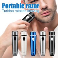 ZZOOI Mens Electric Shaver Beard Razor Face Shaving Machine Hair Removal Facial Hair Remover Mini Portable Rechargeable For Travel