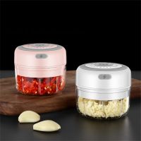 【CW】 100ml/250ml Electric Garlic Masher Cutter Durable Sturdy Vegetable Tools Grinder Shredder USB Crusher