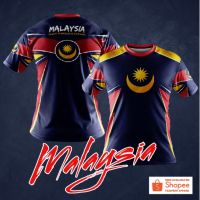 FAZZ NM01 - JERSI NAVY STAR (ROUNDNECK) BAJU MALAYSIA MERDEKA 64