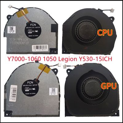 DXDFF พัดลมทำความเย็นระบายความร้อนแล็ปท็อป CPU ใหม่สำหรับ Lenovo พยุหะ Y7000-1060 1050 Y530-15ICH พยุหะ