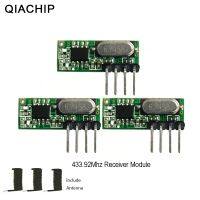 ✥△ QIACHIP 3pcs 433Mhz RF Receiver Superheterodyne UHF ASK 433Mhz Remote Control Module Kit Small Size Low Power For Arduino Uno