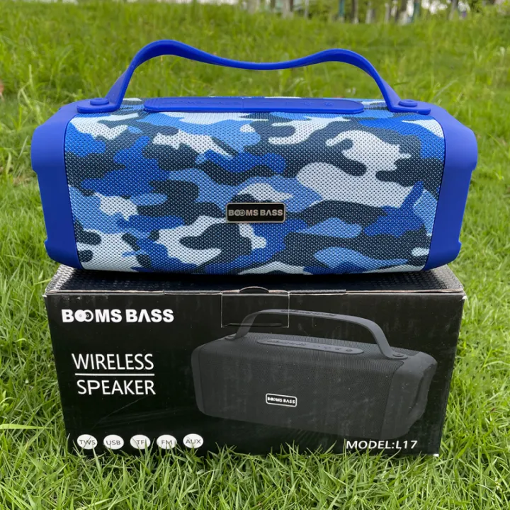 🔊BOOMS BASS-L17 ลำโพงบลูทูธ แรงขับ16วัตต์🔊 ลำโพง Bluetooth ไร้สาย ระบบ ...