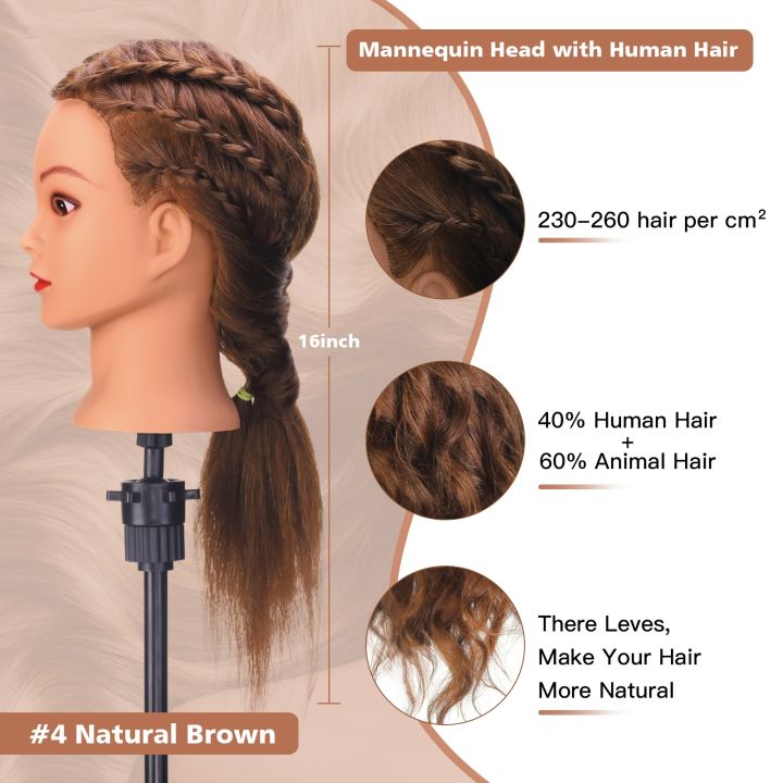 hot-dt-20-inch-50cm-real-hair-training-mannequin-with-for-hairdresser-hairdressing-practice-dye-curl
