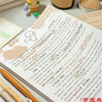 [COD] G alaxy xLittle Book with the same type of sticky notes can be torn non-adhesive cute horizontal line learning paper