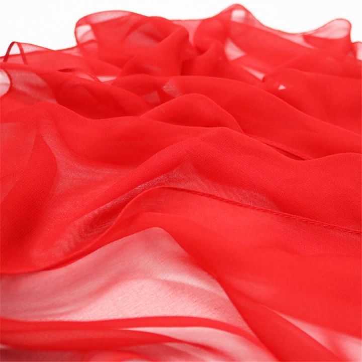 new-pure-color-georgette-silk-scarf-women-monochrome-red-scarves-sun-shawl-female-catwalk-training-dance-wraps-wholesale