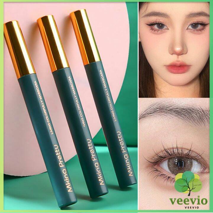 veevio-มาสคาร่า-หัวแปรงเรียวเล็ก-กันน้ำกันเหงื่อ-ไม่เลอะ-ติดทนยาวนาน-mascara-cream