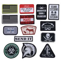 【YF】✠❃﹍  Letters Embroidery Patches Pirate Stickers Morale Badges Quotes Gym Emblem for Label