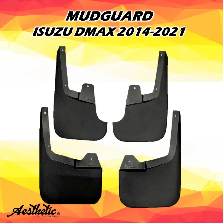 Isuzu Dmax Front Rear Mudguard Splash Flap Guard Splash Pad Mud Flap Fender