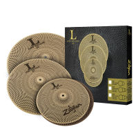 Zildjian L80 Low Volume 348 Cymbal Box Set ชุดฉาบ เบาเสียงสำหรับฝึกซ้อม  (13" hihat, 14"crash, 18"ride)