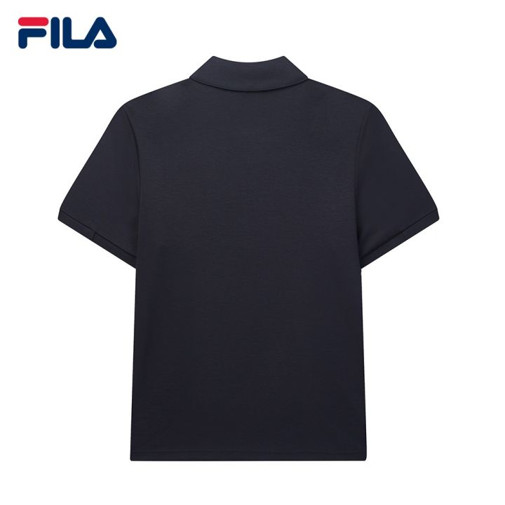 online-exclusive-mens-fila-embroidered-f-logo-side-split-cotton-polo-shirt