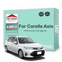 หลอดไฟตกแต่งภายใน LED Corolla Axio ชุดคิทสำหรับรถโตโยต้า2006-2014 2015 2016 2017 2018แผนที่รถโคมไฟการอ่านรูปทรงกลม Canbus ข้อผิดพลาดฟรี