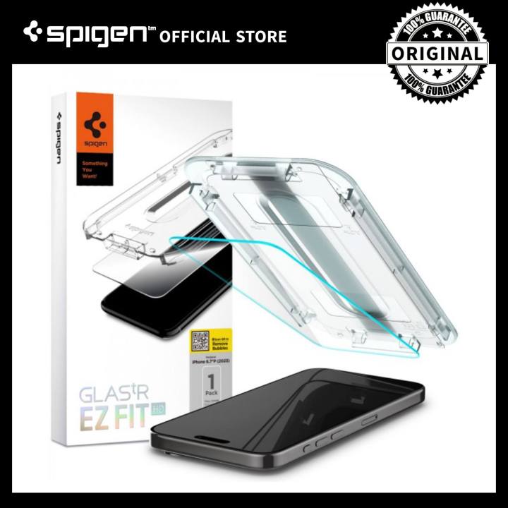 iPhone 15 Series GLAS.tR EZ Fit (Sensor Protection) Screen Protector –  Spigen Inc