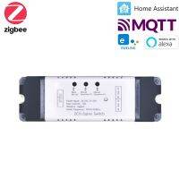 ZigBee 2-Channels 12V 24V Smart Inching SwitchCompatible With Philips HueSmartThings AlexaTuyaEwelink