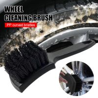 【CW】 Auto Tire Rim Brush Wheel Hub Cleaning Brushes Car Wash Detailing Wheels Cleaning Brush Microfiber Wheel Rim Brush Washing Tool