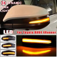 Dynamic Blinker LED Turn Signal Lights Rear Mirror Indicator Lamp For Toyota RAV4 2017 XA40 2013-2018 Noah R80 4Runner