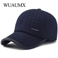 [Fine Jewelry] WuaumxWinterFor ผู้ชายที่มี Earflaps ผ้าฝ้ายที่อบอุ่น ThickerCap ผู้ชายพ่อ39; S หมวกป้องกันหู Casquette