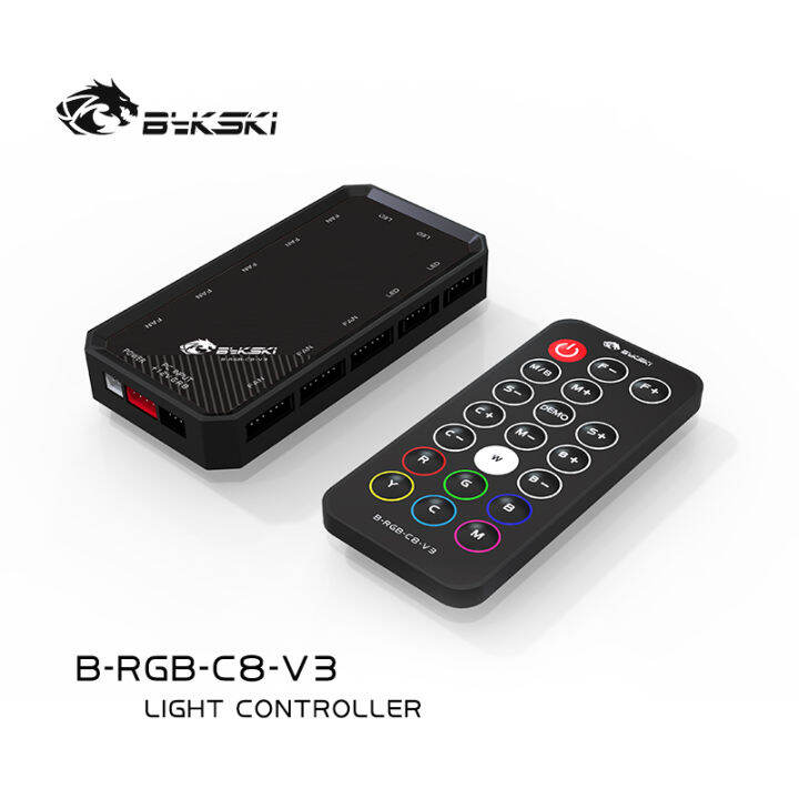 Bykski 12v RGB Lighting SYNC Controller, For BYKSKI's 12v RGB LED And ...