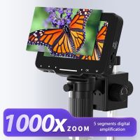 jfjg❃❅✻  Resolution USB Digital Microscope 1080P Lightness Adjustable 4.3-inch Large for Insect Observation