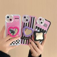 Cartoon Bunny Grip Holder Phone Case For OPPO Reno 7 4G 6 Pro 5 8 7 Lite Realme C35 C31 C30 9 Pro Plus 8i 9i C21 Find X3 X5 Lite