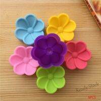 【Ready Stock】 ❍♟□ C14 6pcs 5cm Flower Petal Silicone Mold Form To Bake Fondant Mold Formas Silicone Mould