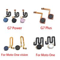 New For Motorola Moto G7 Plus / G7 G8 Power / One Vision Fingerprint Sensor Home Return Key Menu Button Flex Ribbon Cable