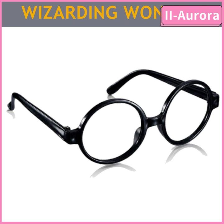 bqh9cj065-ใหม่อินเทรนด์-สำหรับผู้หญิงผู้ชาย-แต่งตัวแว่นตา-ของขวัญเครื่องแต่งกายคอสเพลย์-แว่นสายตาทรงกลม-กรอบแว่นตา-harry-potter-แว่นตาพ่อมด-สำหรับแฮร์รี่พอตเตอร์คอสเพลย์
