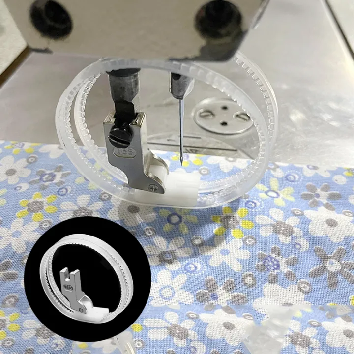 1 Pc Sewing Machine Presser Foot Double Roller Presser Foot Roller Ring