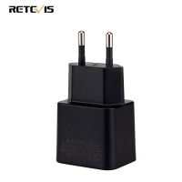 RETEVIS อะแดปเตอร์ชาร์จแบบ2 In 1,พอร์ต USB DC 5V 1A แบบสองพอร์ต