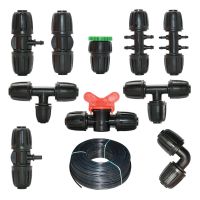 【cw】 16mm Garden Irrigation Tube Watering Pe Hose Lock Elbow Tee End Plug Reducing Connectors Pipe Joints 【hot】