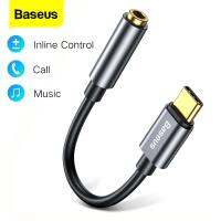 【อเนกประสงค์】 Baseus USB Type C ถึง3.5มิลลิเมตร Aux อะแดปเตอร์ USBC ถึง3.5มิลลิเมตรหูฟังอะแดปเตอร์เสียงสำหรับหัวเว่ย Xiaomi O Neplus Type-C 3.5แจ็ค OTG เคเบิ้ล