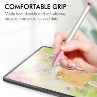 Soft Silicone Stylus Protector Capacitive Pen Protective Sleeve Case Non-slip Cover For Apple Pencil 2 Stylus Pens