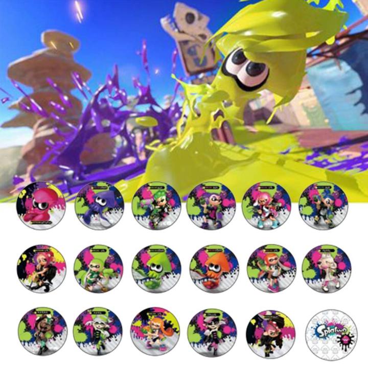 17pcs-cartoon-collection-round-cards-for-switch-jet-fighter-3-amiibo-card-kids-toy-gift