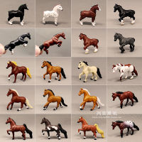 โมเดลม้า Appaloosa Lusitano Clydesdale Haflinger Pony Steed Pony Stillion ป่ารูปสัตว์ป่าในฟาร์มปศุสัตว์ตัวตุ๊กตาแอคชั่นรูปแกะสลักสำหรับสะสม