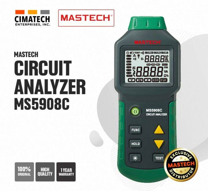 CIMATECH - Mastech MS5908C Circuit Analyzer | Lazada PH
