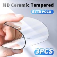 3pcs HD Ceramic Tempered Film Full Cover Screen Protector For Xiaomi POCO F5 X5 F3 X3 F2 M4 PRO Phone Accessorie F4 X4 GT M3 NFC