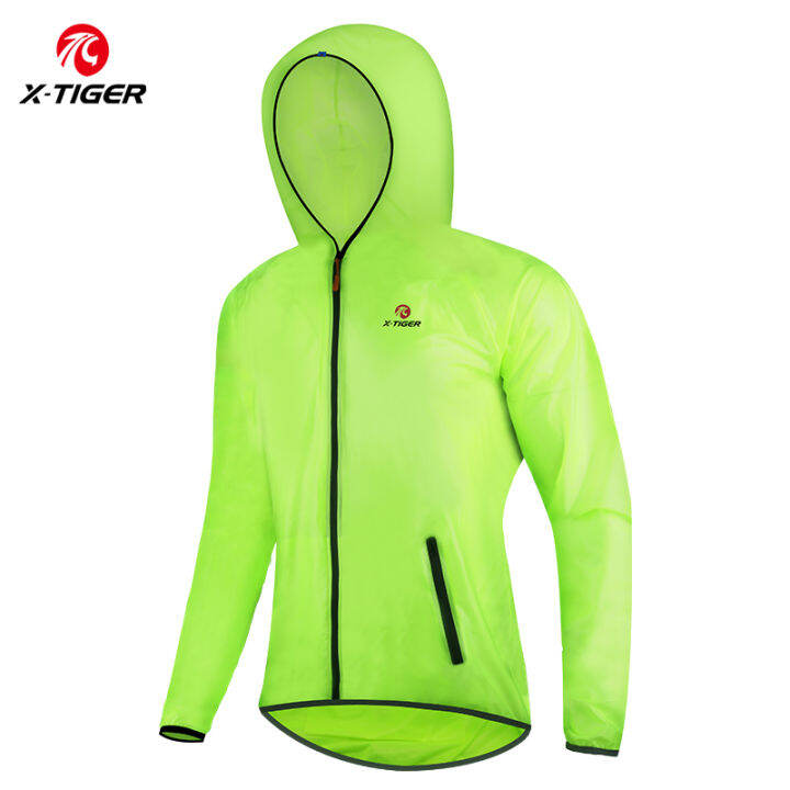 XTIGERT Cycling Raincoat Cycling Jersey Bicycle Jersey Windcoat MTB