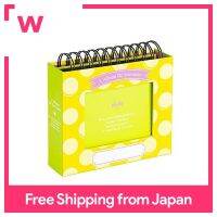 เคสอัลบั้มมีกรอบ NACABAYASHI ขนาด L 60แผ่นลายจุดสีเหลือง A-FTPC-103-Y