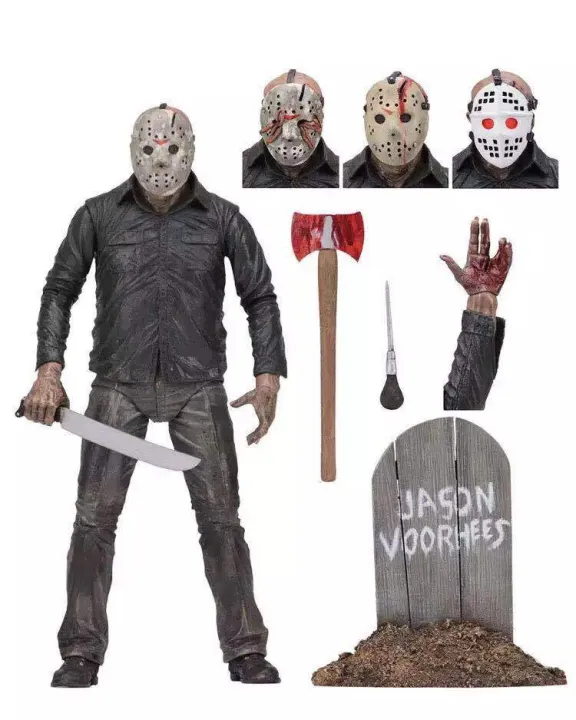 7 Inch NECA JASON Voorhees Action Figure Black Friday The 13th 1980