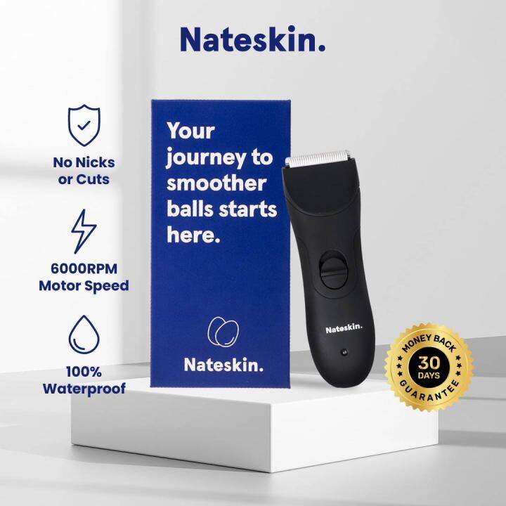 Nateskin Electric Body & Pubic Hair Trimmer Waterproof and Cordless for