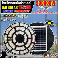 ใหม่ล่าสุด UFO-500000W 1272LED สว่าง 360 องศา กันน้ำ IP67 ใช้พลังงานแสงอาทิตย์100% รับประกัน1ปี แสงขาว