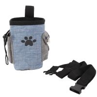 Pet Feed Pocket Pouch Portable Detachable Dog Training Treat Bags with Trash Bag Hole Puppy Snack Reward Waist Bag