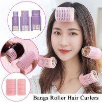 【DT】hot！ 2/6/8/10/12/14pcs Bang Rollers Self-adhesive Lazy Bangs Hair Curlers Curling Air Styling Tools