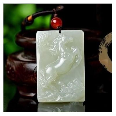 Great momentum of Bodhisattvas success, jade pendant, 12 zodiac signs, Hetian jade male zodiac sign, domineering man PH0L