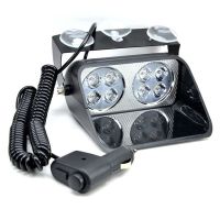 【CW】 Car Strobe sucker scoop Lights Warning Fog lamps front glass Flashing lights and blue