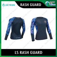 Aztron WOMENS RASHGUARDS เสื้อแขนยาว เสื้อว่ายน้ำ สำหรับกีฬาทางน้ำ ผิวสัมผัสเรียบเนียน ช่วยป้องกันแสงแดด