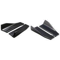 Universal Car Side Skirt Bumper Spoiler Splitter Protector Scratch Accessories 35cm/13.78Inch 2PCS (ABS)