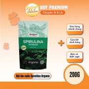 Bột tảo xoắn hữu cơ Dragon Supperfoods Organic Spirulina powder 200gr