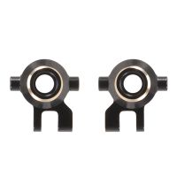 2Pcs Brass Steering Blocks Steering Knuckle 9737 for Traxxas TRX4M 1/18 RC Crawler Car Upgrade Parts Accessories