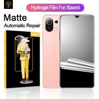 ~ TOLIF Full Coverage Screen Protector Matte Hydrogel Soft Film for Xiaomi Mi Note 12 12X 11 10 9 8 SE 9SE 8SE CC9 CC9E 10T 9T Poco F1 Note10 Mix 4 3 2 2S Pro Plus Lite Ultra Anti Fingerprint Glare Shockproof Scratch Proof