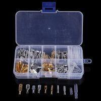 150pcs/Set Male And Female Car Spade Connectors Splice Crimp Wire Terminals Assortment Kit With Insulating Sleeves Kit